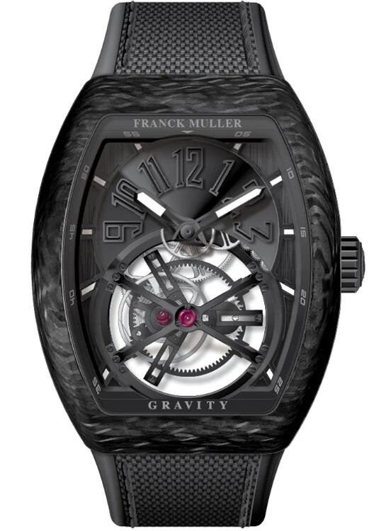 Best FRANCK MULLER Vanguard Gravity Tourbillon Carbon V 45 T GR CS (NR) (CAR) (NR.NR NR) Replica Watch